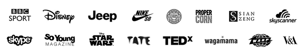 Logos of companies we've worked with