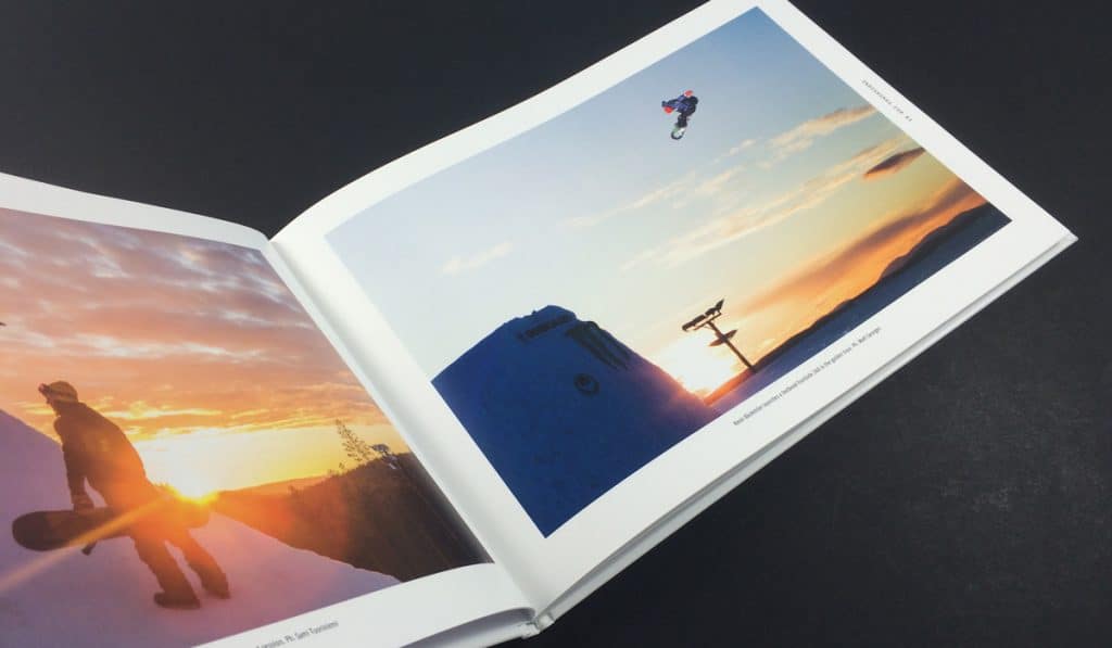 Designer showcasing a vibrant portfolio in a single hardback edition