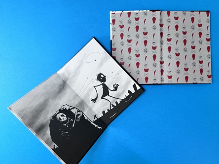 Printed Endpapers on a Hardback Book