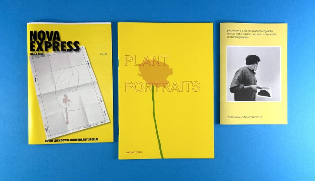 Examples of bespoke zine sizes